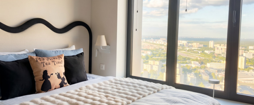 Квартира-студия, 28 м², 2 кровати